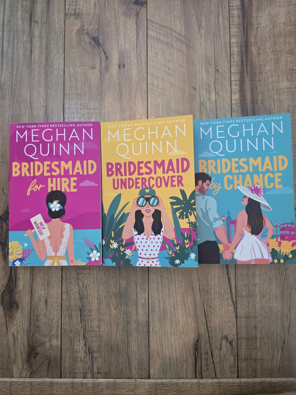 Meghan Quinn Bundle: Bridesmaid For Hire, Undercover, And By Chance